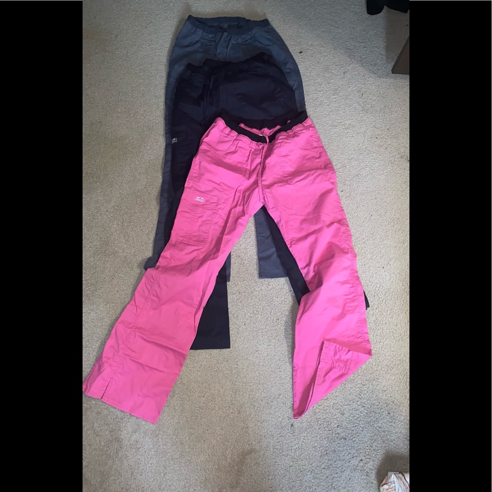 3 pair Cherokee scrub pants style 24001 size small